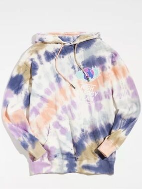 NWT Smiley x Market Studios tie dye hoodie - SZ L